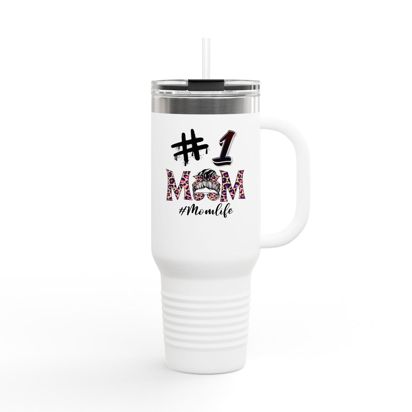 #1 Mom Insulated Travel Mug - 40oz - Perfect Gift for Mother's Day!