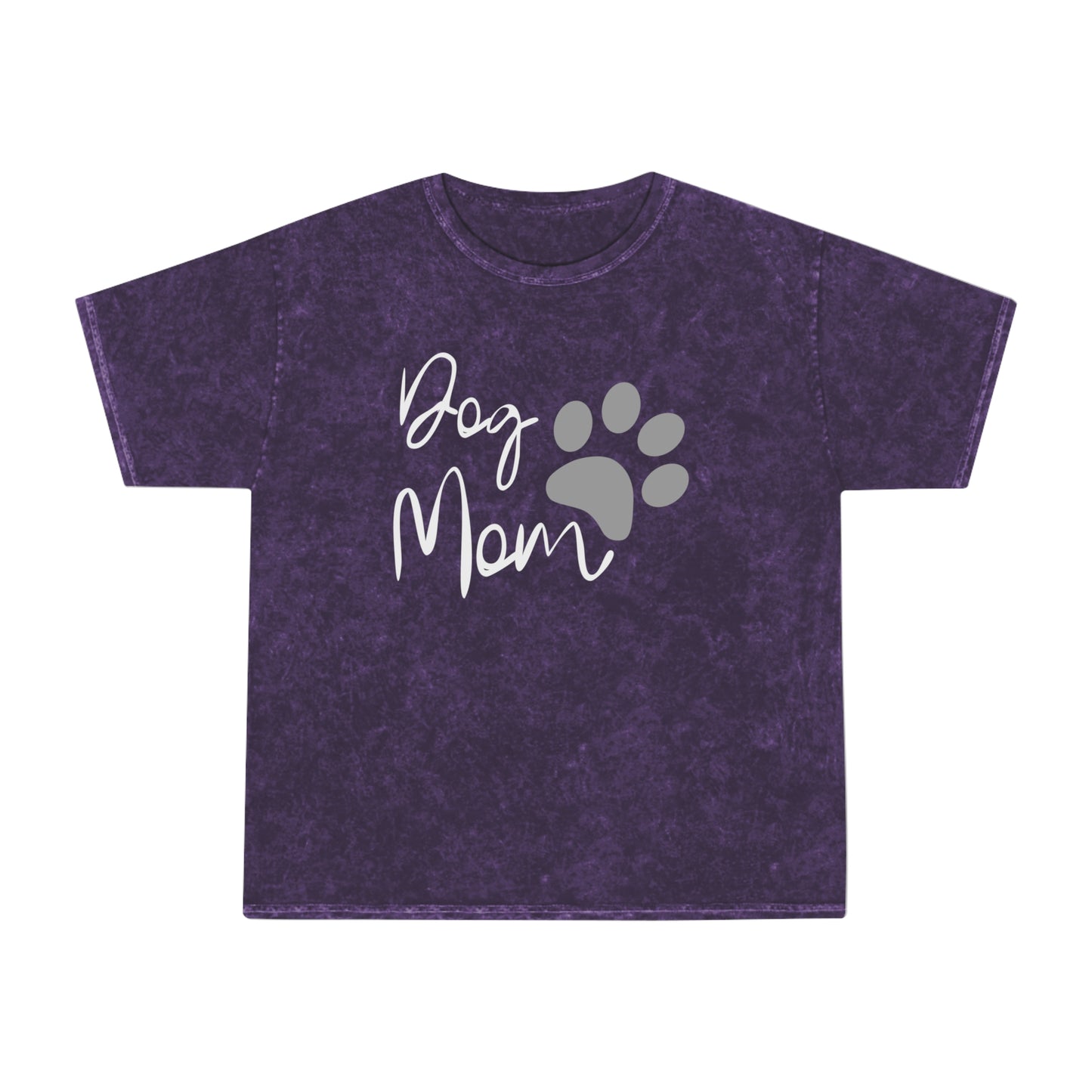 Dog Mom Mineral Wash Unisex T-Shirt