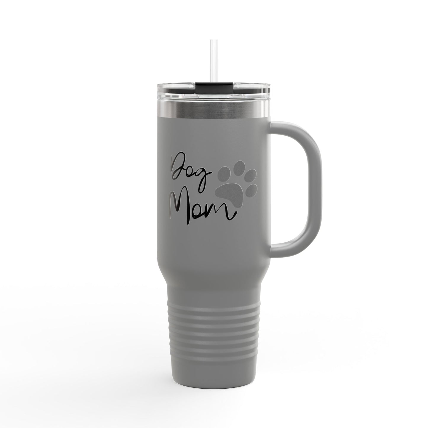 Custom Dog Mom Insulated Travel Mug - 40oz, Perfect for Coffee Lovers & Pet Owners