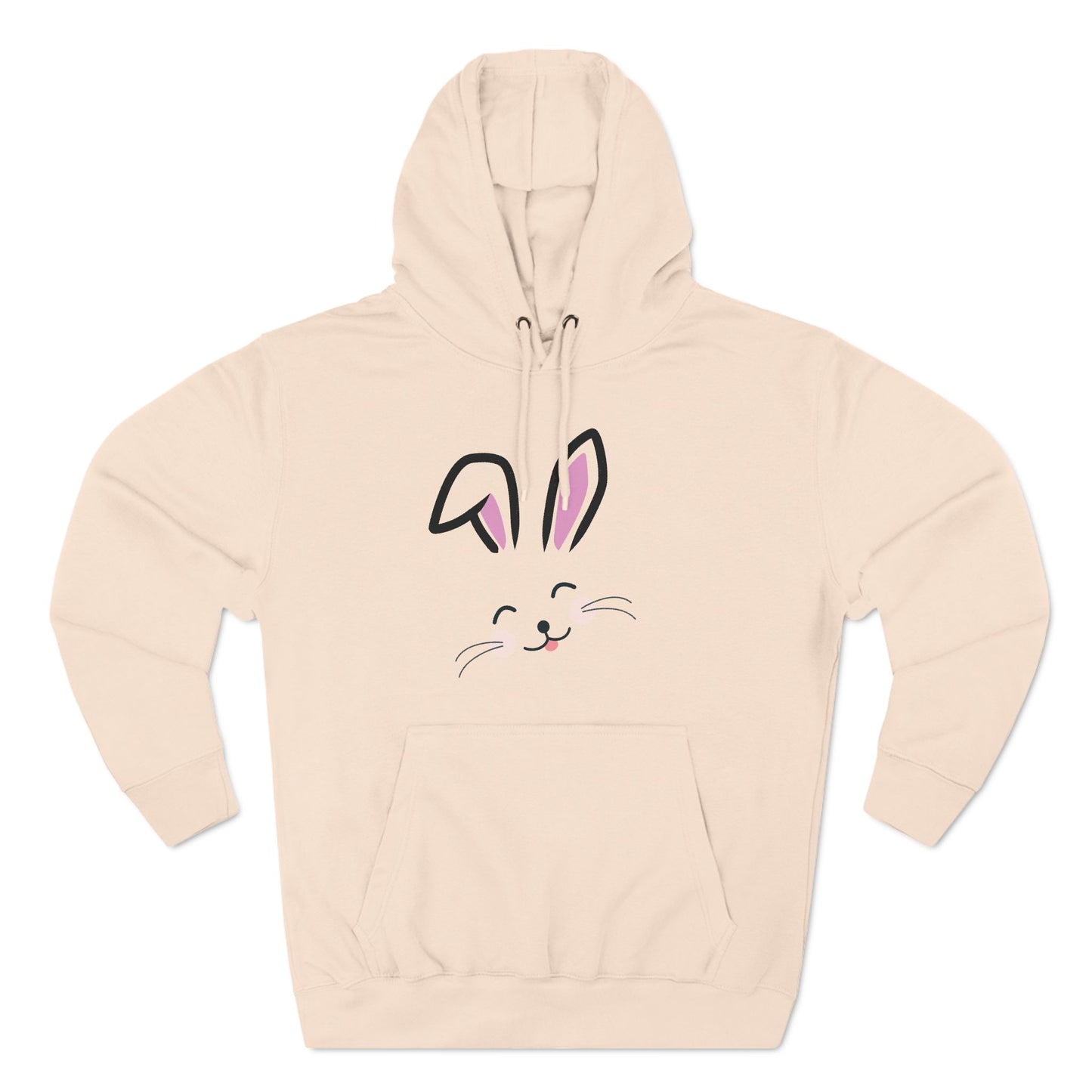 Three-Panel Fleece Hoodie