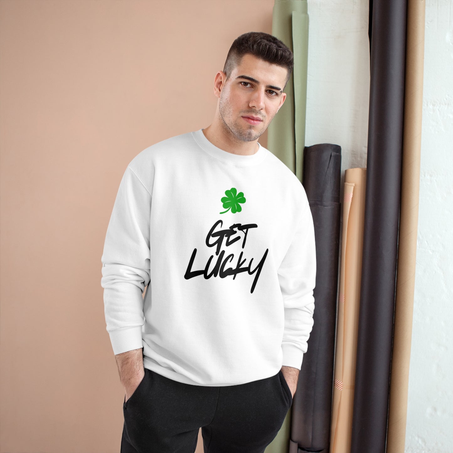 Get Lucky Champion Sweatshirt - St. Patrick's Day Irish Sweatshirt