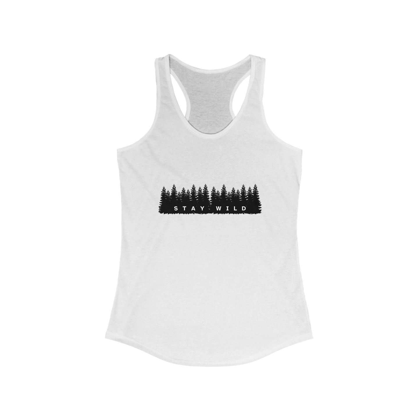 Stay Wild Women's Racerback Tank Top - Perfect for Outdoor Adventures and Casual Wear