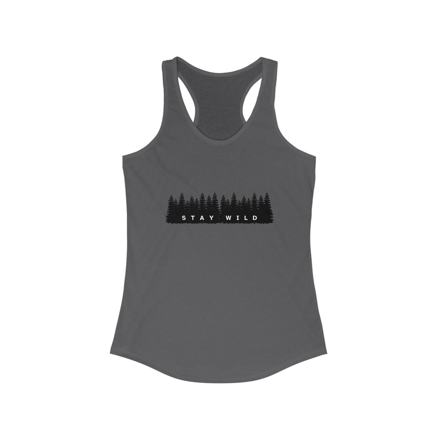 Stay Wild Women's Racerback Tank Top - Perfect for Outdoor Adventures and Casual Wear