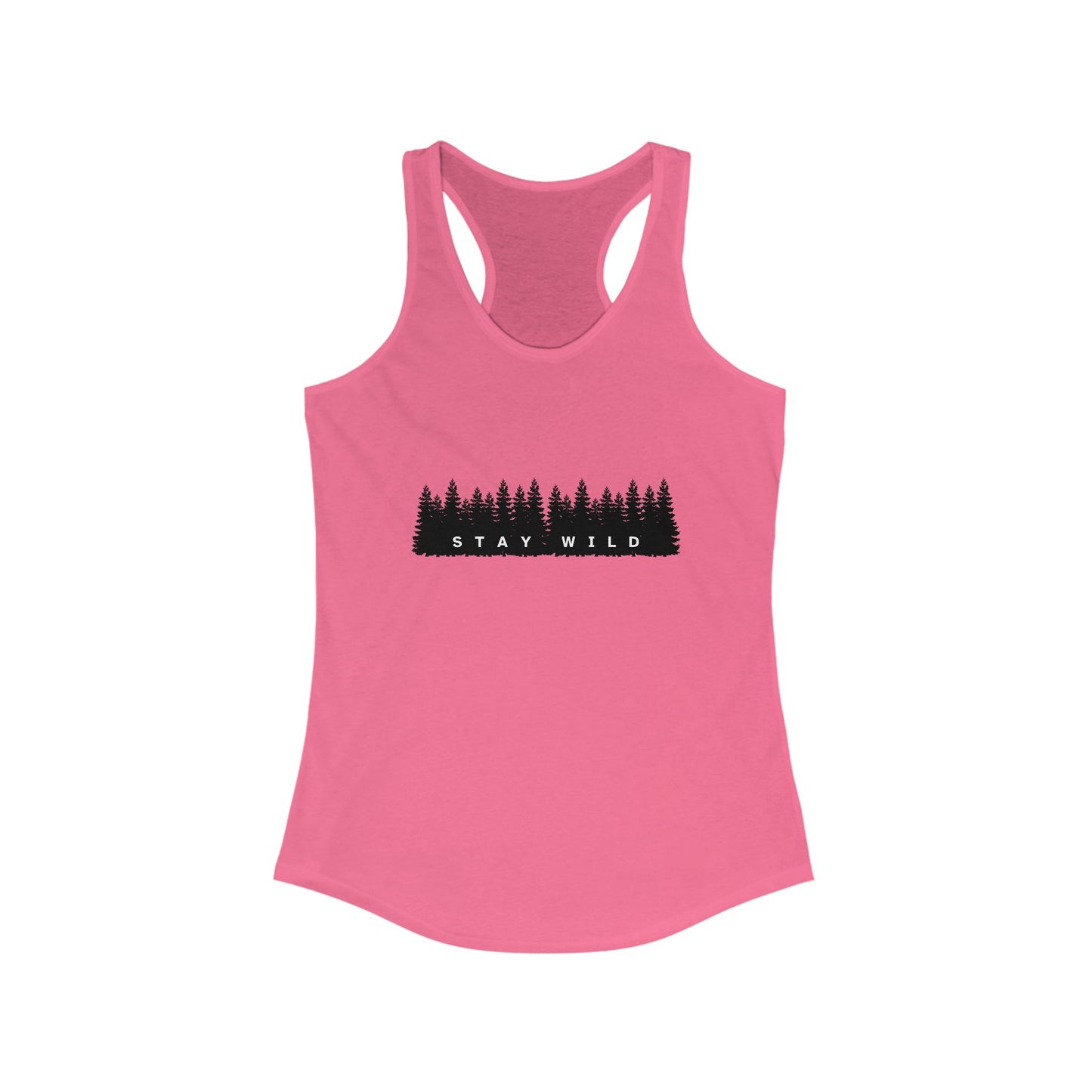 Stay Wild Women's Racerback Tank Top - Perfect for Outdoor Adventures and Casual Wear