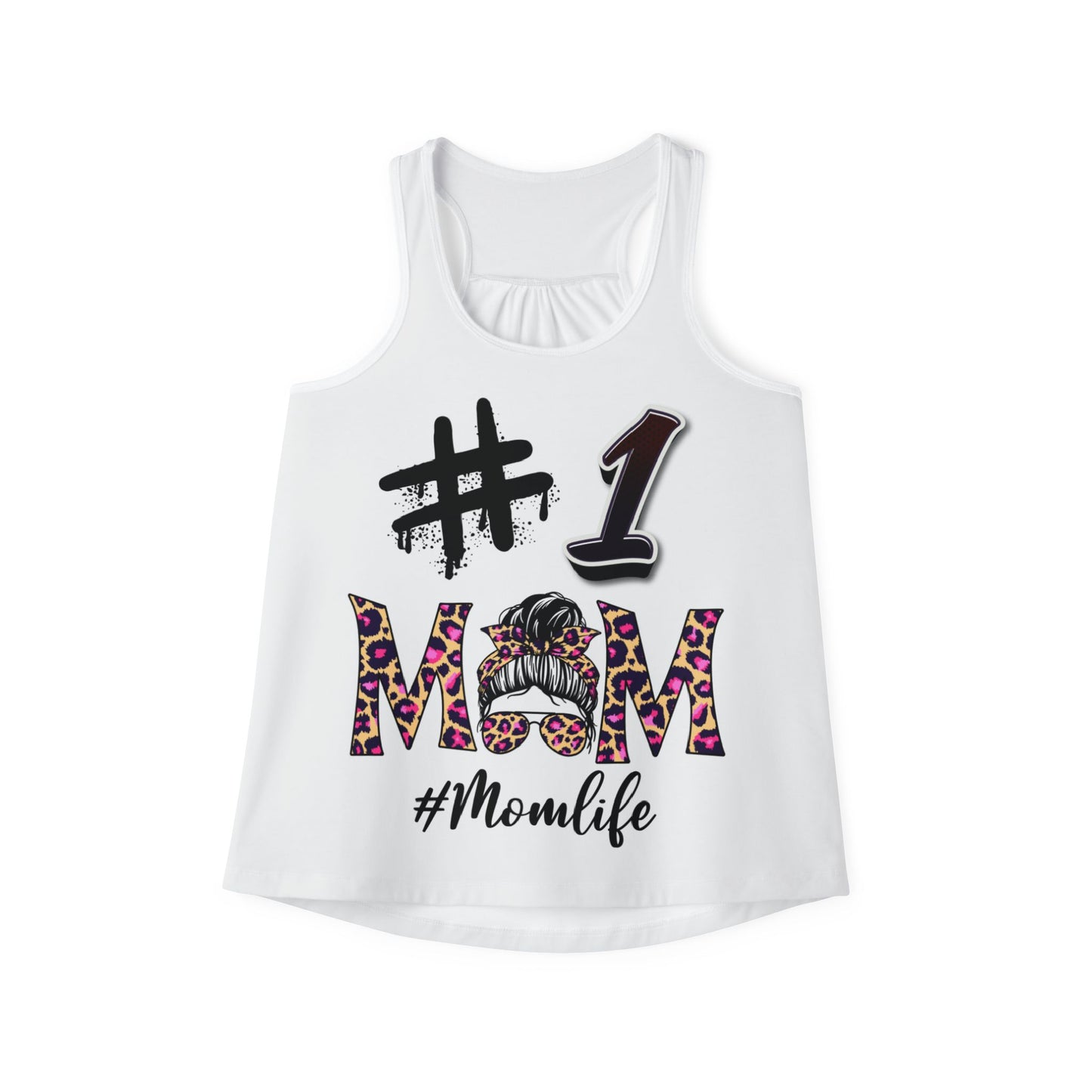 #1 Mom Women's Tank Top - Stylish & Comfy for Mother's Day or Everyday Wear