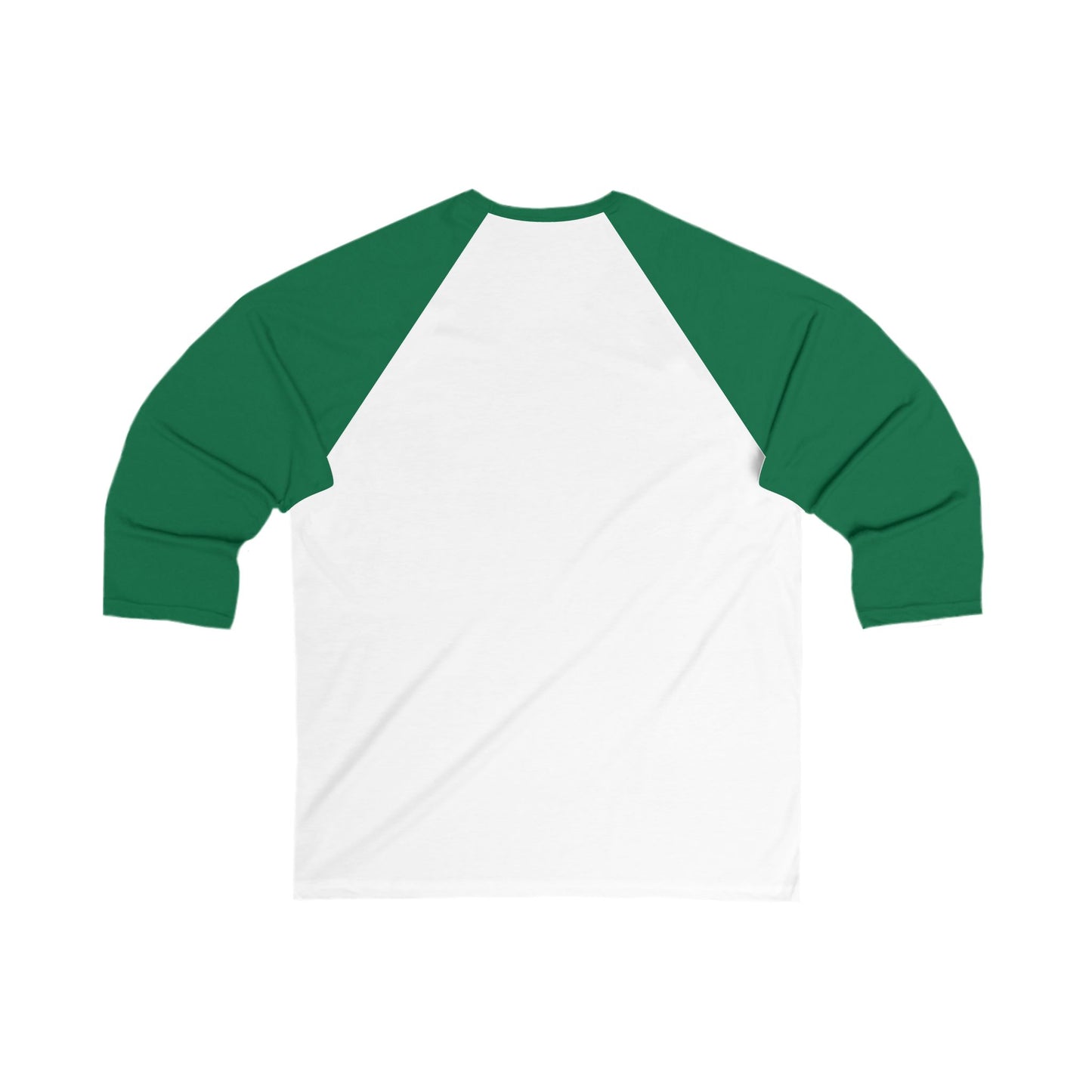 Smile and be Happy Unisex 3/4 Sleeve Baseball Tee - St. Patrick’s Day Shirt