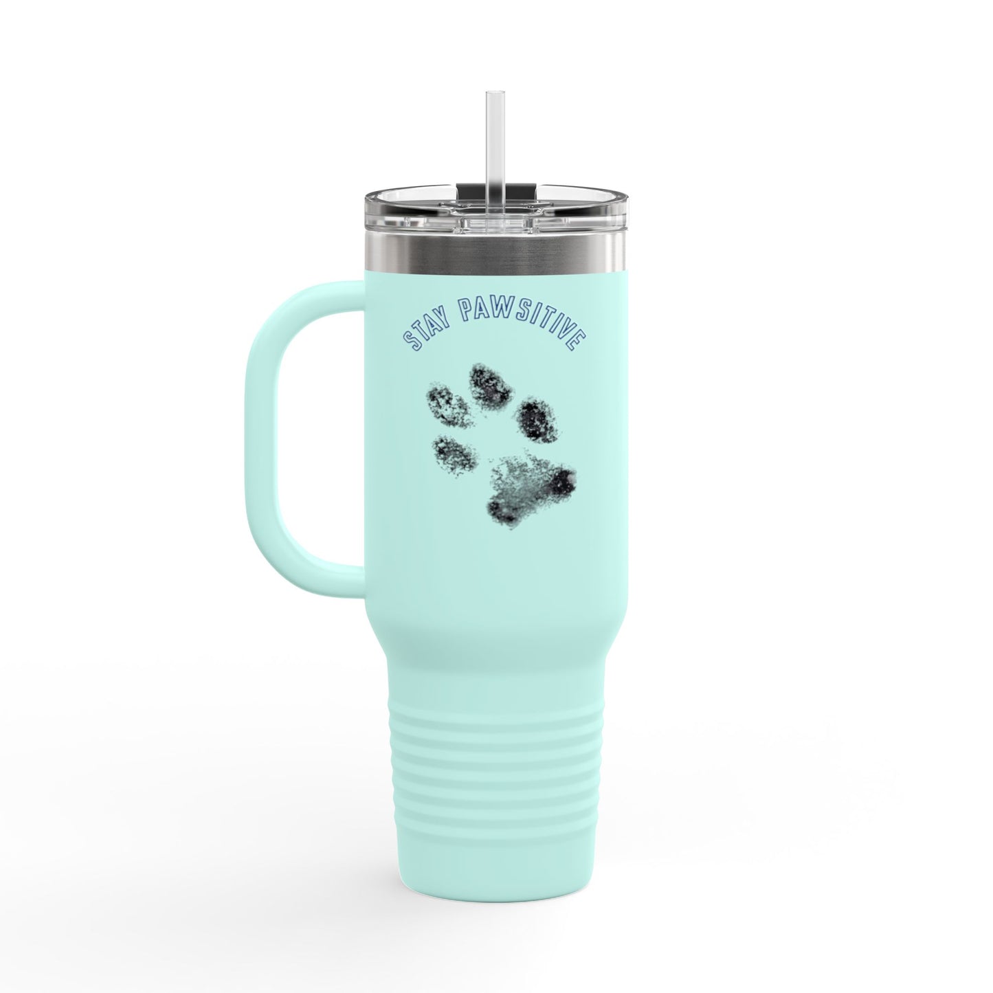 Custom Dog Mom Insulated Travel Mug - 40oz, Perfect for Coffee Lovers & Pet Owners