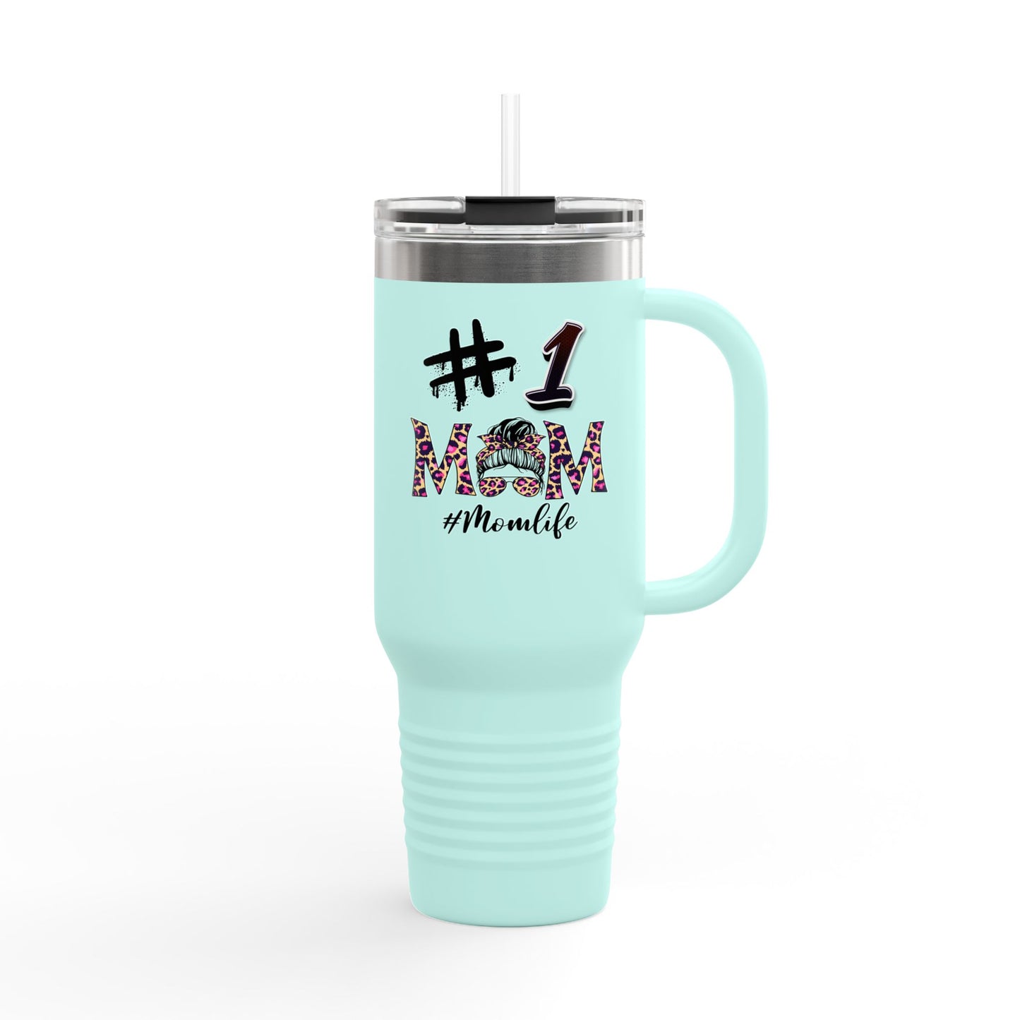 #1 Mom Insulated Travel Mug - 40oz - Perfect Gift for Mother's Day!