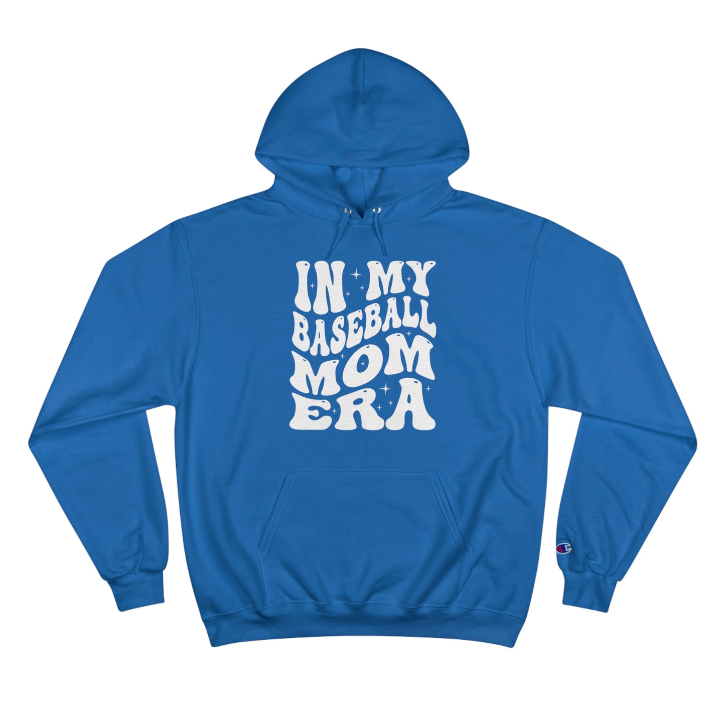 In My Baseball Mom Era Champion Hoodie - Cozy Gift for Sports Moms