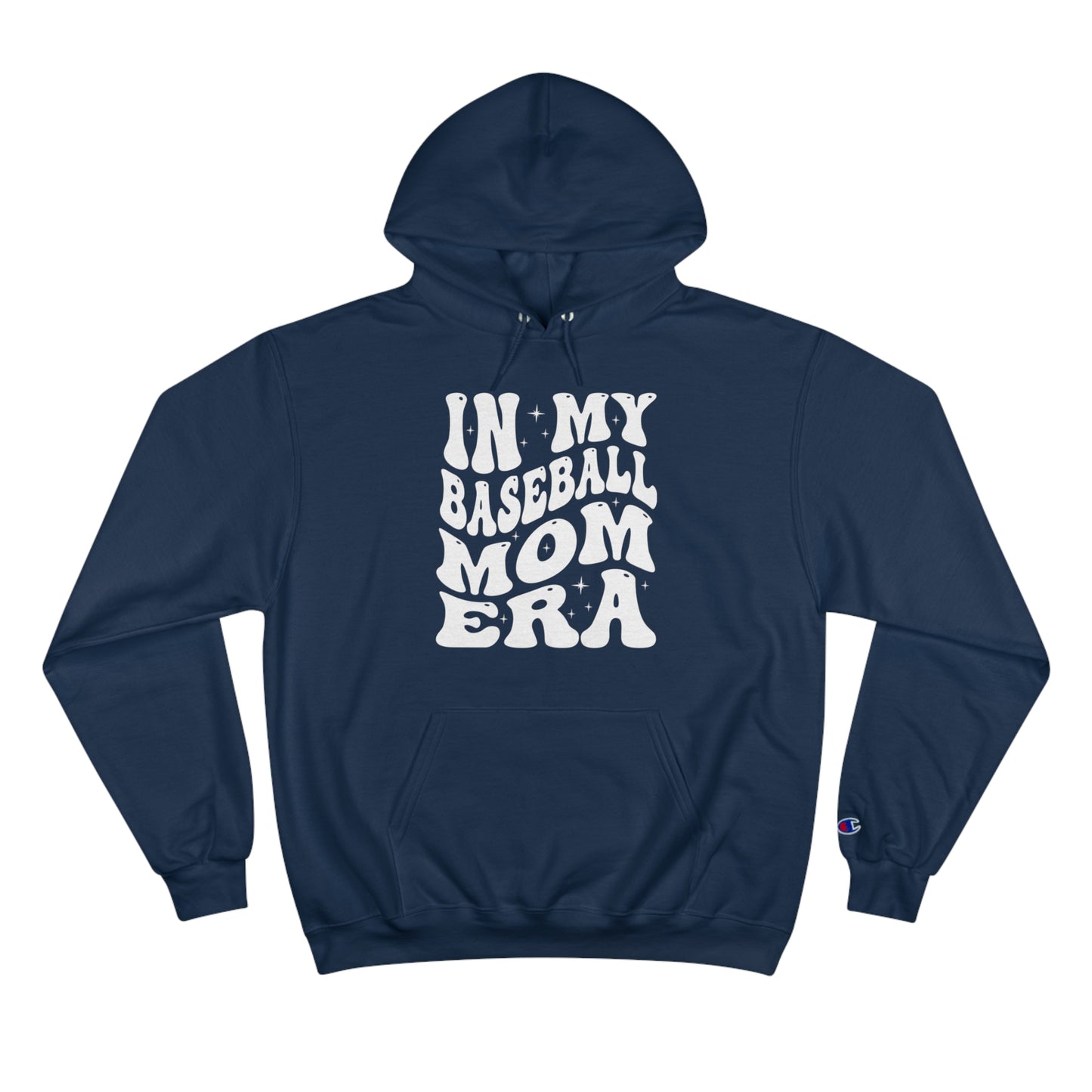 In My Baseball Mom Era Champion Hoodie - Cozy Gift for Sports Moms