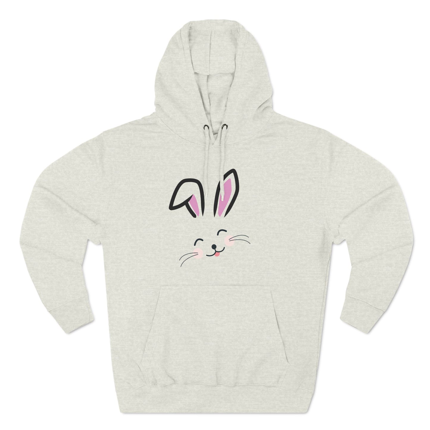 Three-Panel Fleece Hoodie