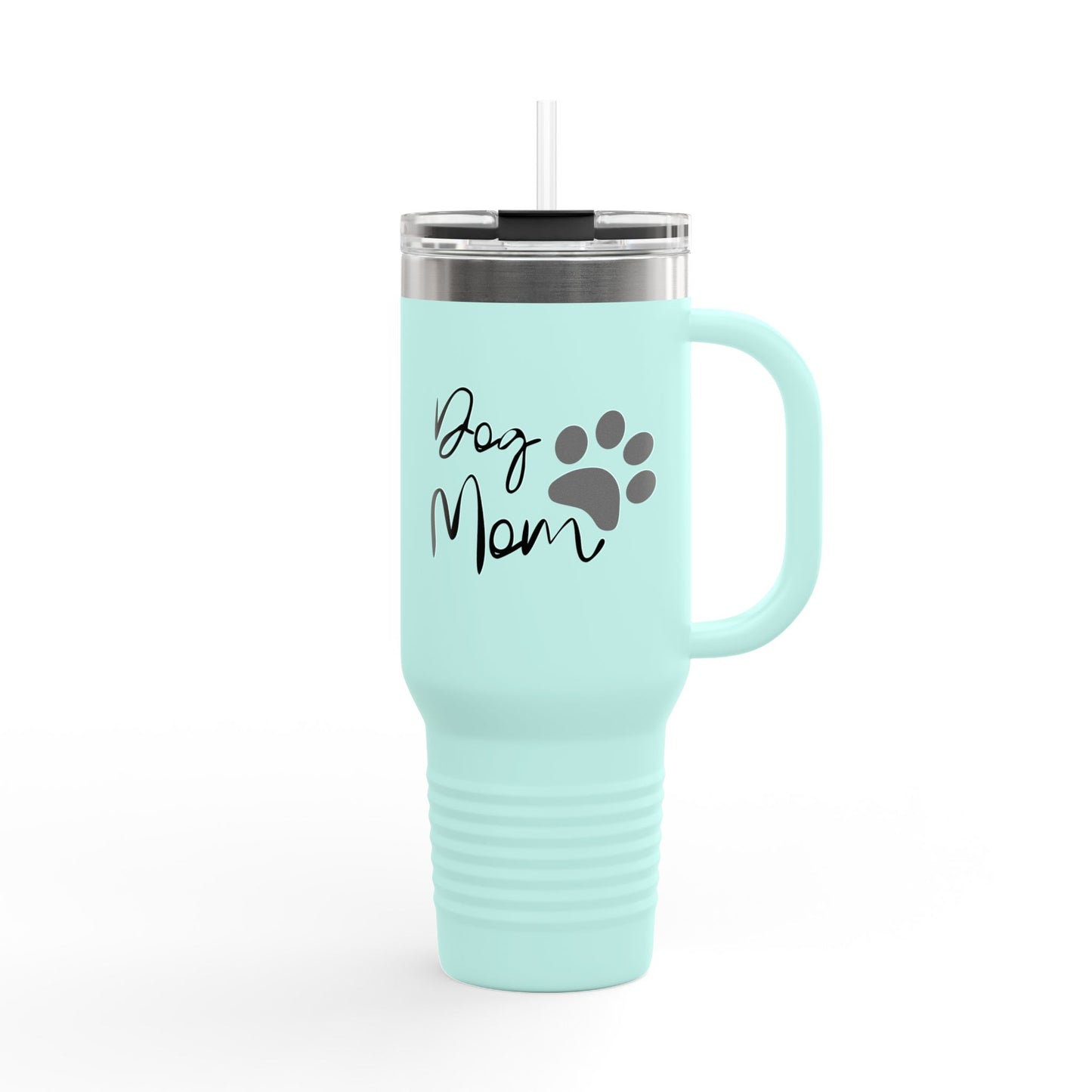 Custom Dog Mom Insulated Travel Mug - 40oz, Perfect for Coffee Lovers & Pet Owners