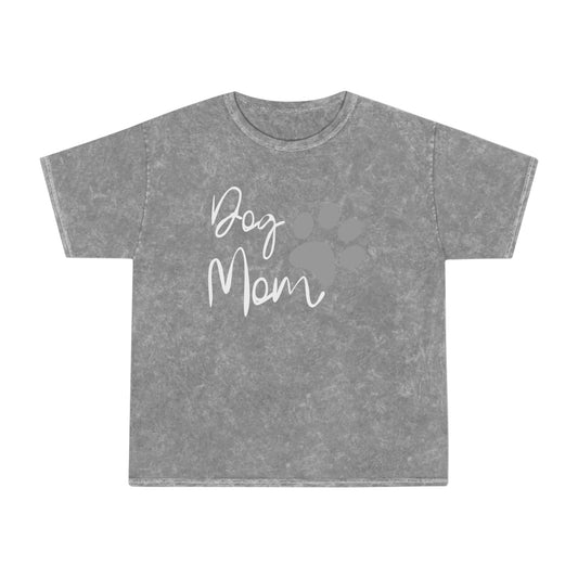 Dog Mom Mineral Wash Unisex T-Shirt