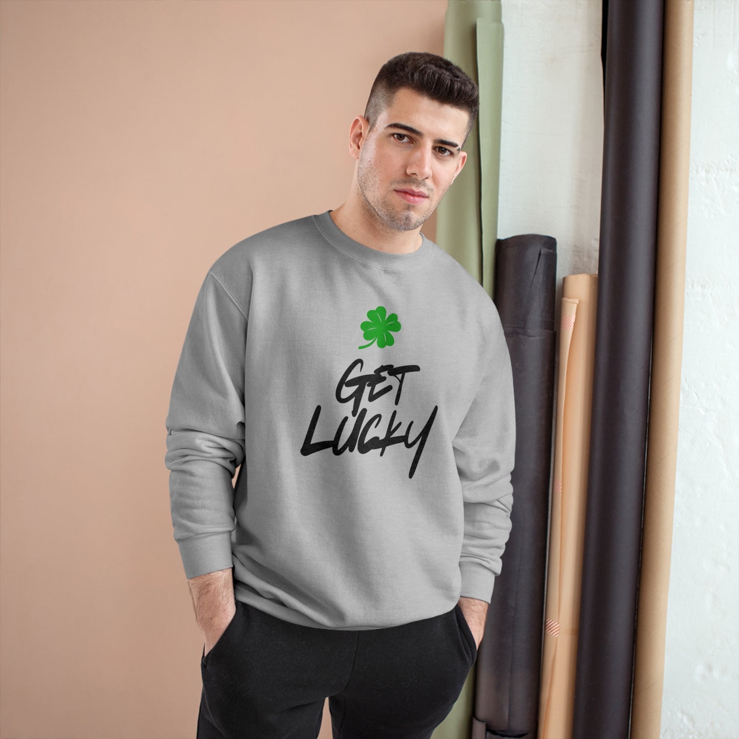 Get Lucky Champion Sweatshirt - St. Patrick's Day Irish Sweatshirt