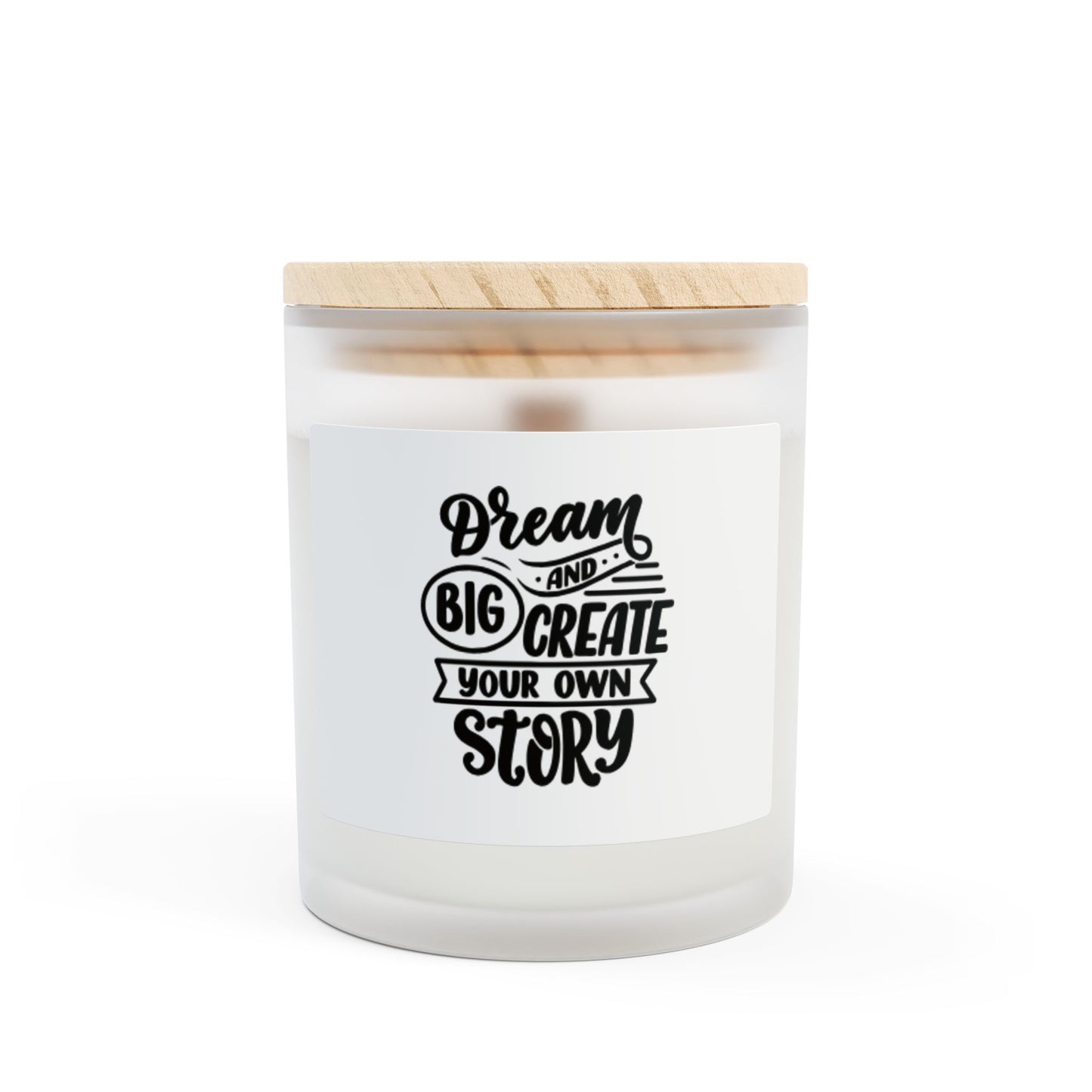 Dream Big in Frosted Glass Candle, 11oz