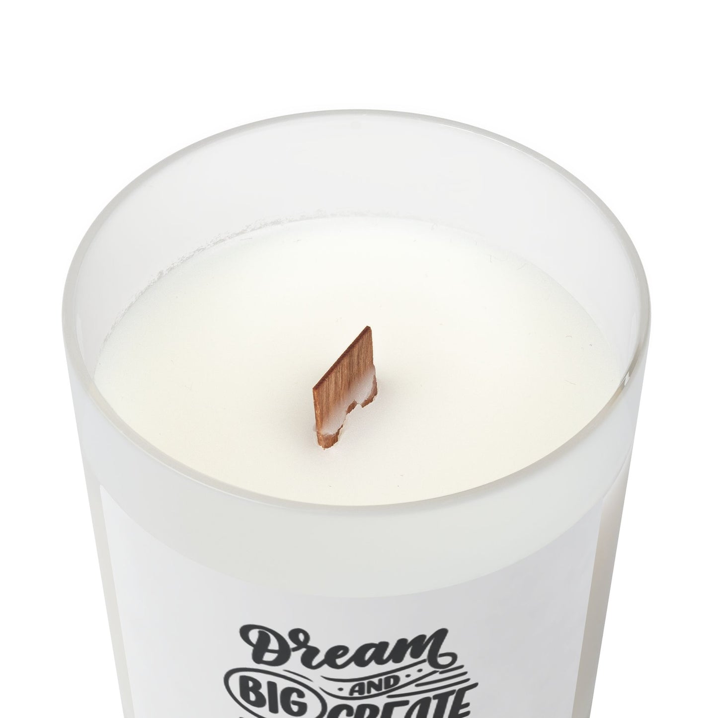 Dream Big in Frosted Glass Candle, 11oz