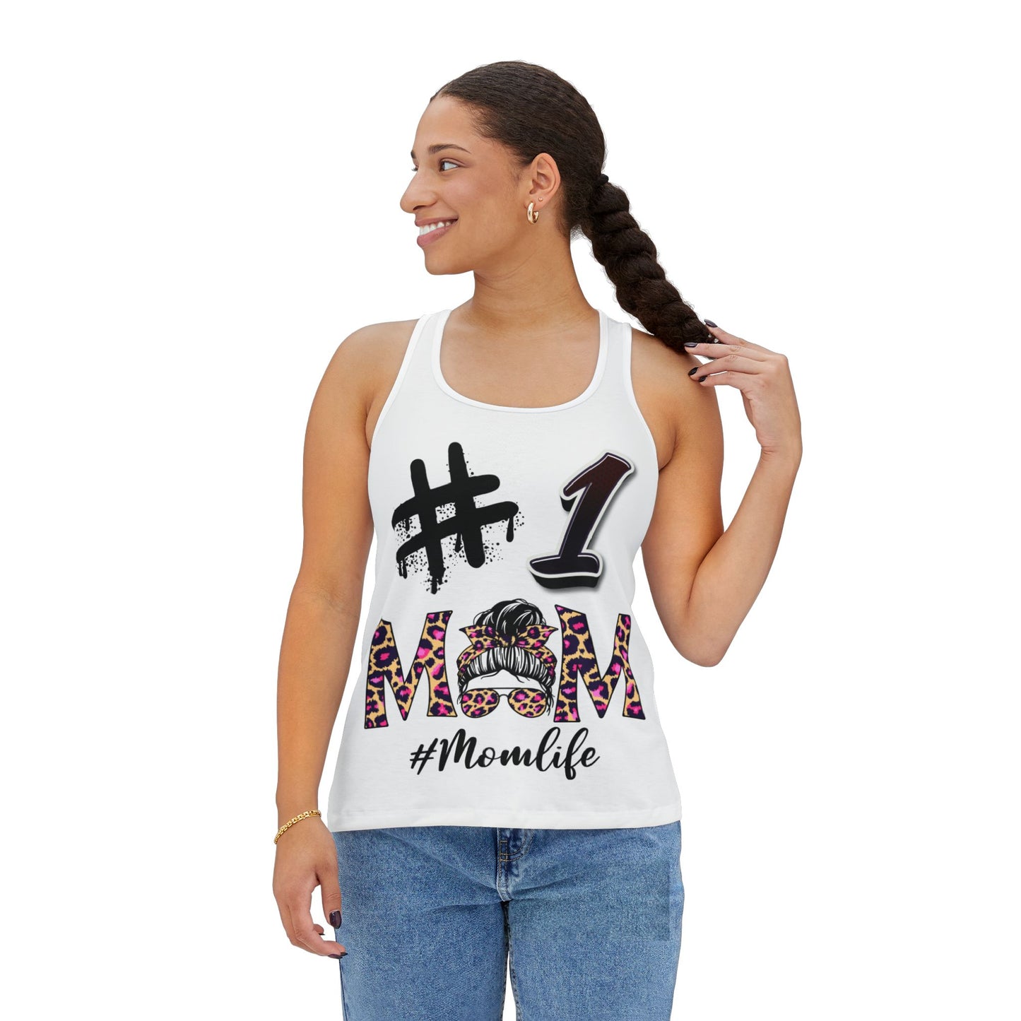 #1 Mom Women's Tank Top - Stylish & Comfy for Mother's Day or Everyday Wear