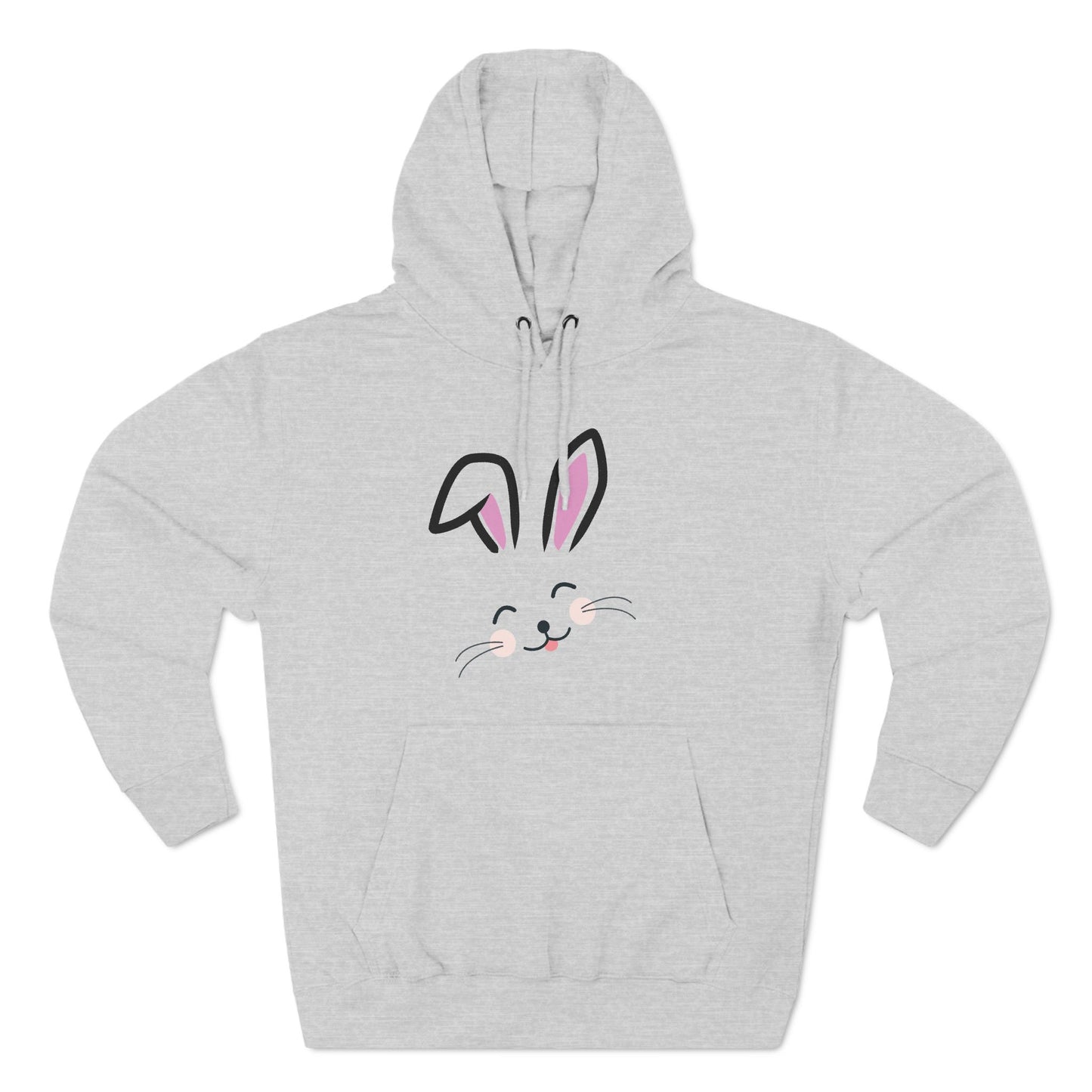 Three-Panel Fleece Hoodie