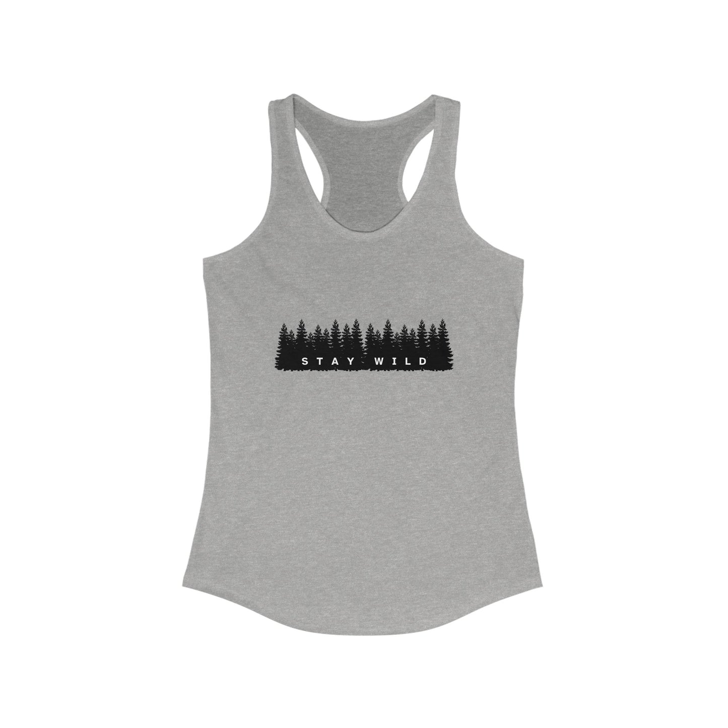 Stay Wild Women's Racerback Tank Top - Perfect for Outdoor Adventures and Casual Wear