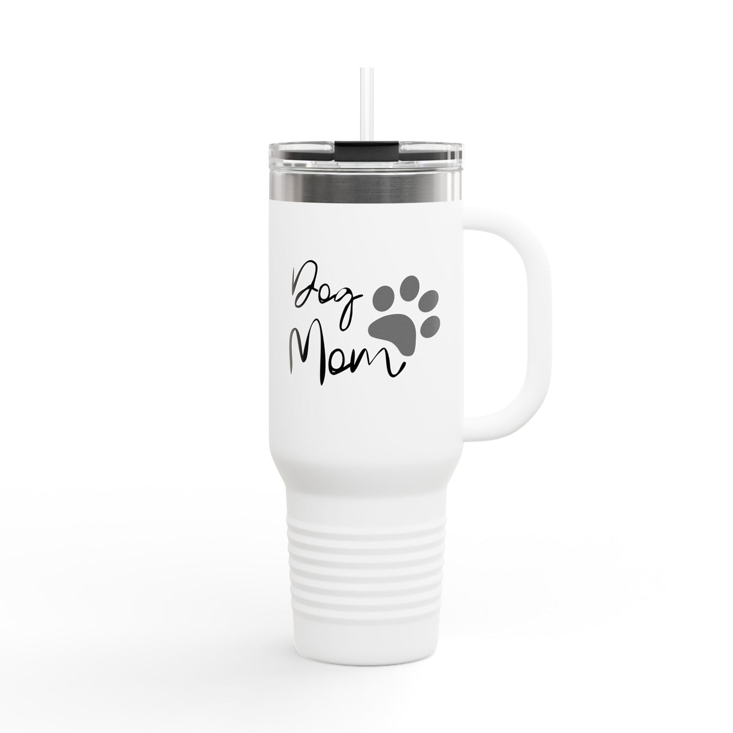 Custom Dog Mom Insulated Travel Mug - 40oz, Perfect for Coffee Lovers & Pet Owners